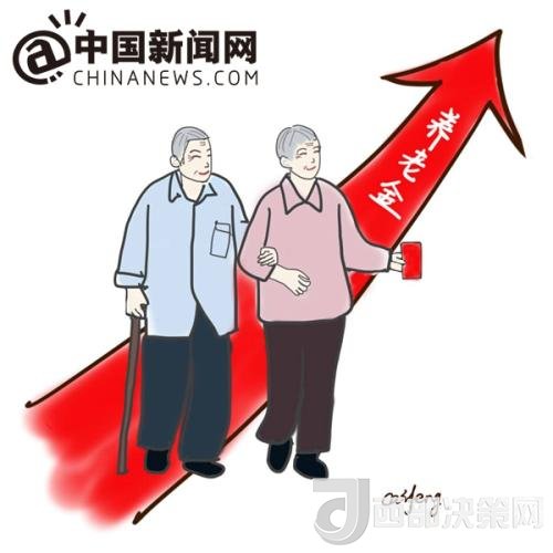 漫畫：養(yǎng)老金迎“14連漲”。 作者：王珊珊