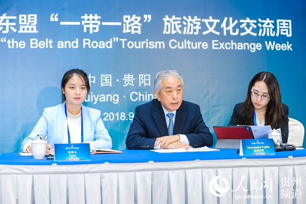 日本—東盟中心秘書長藤田正。孫一銘 攝