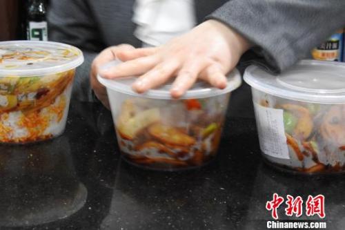 包裝外賣。受訪者供圖