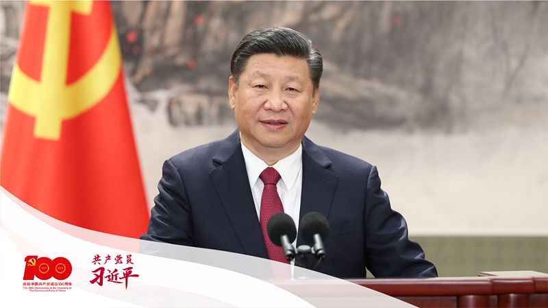 2017年10月25日，習(xí)近平等十九屆中共中央政治局常委同中外記者見面。這是習(xí)近平發(fā)表重要講話。
