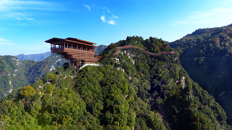 【云游渭南】待到春暖花開之時，我們相約草長鶯飛的少華山！_fororder_龍首閣 (2)